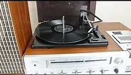 SHARP Stereo Record Player Turntable & Cassette Tape Recorder SG-143A