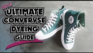 HOW TO DYE CONVERSE WITH RIT DYE | OUR ULTIMATE SHOE DYEING GUIDE!