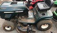 How to replace the blade belt on a sears craftsman lawn tractor