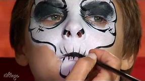 How To Do Skull Face Paint for Kids