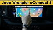 uConnect 5 in the Jeep Wrangler (2024 model)