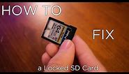 How to Fix a Locked SD Card