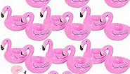 Flamingo Drink Floats 20 Pack Inflatable Flamingo Drink Holders Pool Drink Float for Swimming Pool