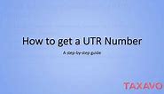 How to get a UTR number in 2021 (Step-by-Step Guide)
