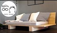 Simple DIY Lounge Sofa Made With Plywood and Twin Size Mattress