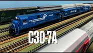 Custom C30-7A walk around and railfan video
