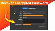 Recover Encrypted Password of iPhone Backup on a Mac! [EASY]