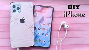 How to make Apple iPhone 11 Pro Max From Cardboard / DIY Apple iPhone /paper Easy making iPhone