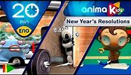 New Year's Resolutions | Animation for Kids | 20 minutes