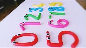 Play Doh Numbers - 0 1 2 3 4 5 6 7 8 9 - Learn To Count with PLAY-DOH Numbers!