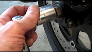 Delboy's Garage, 'How-To' Re-align motorcycle forks the easy way.