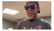 United Center - “What a family!” - Dennis Rodman walks...