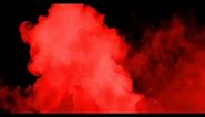 Smoke stock footage (Red smoke background)