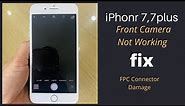 How To Fix iPhone 7 plus Front Camera Not Working/Blank.2021