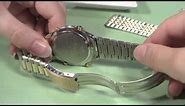 How to Change a Metal Watch Band without Holes in the Case