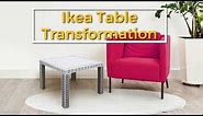 How To Stencil An Inlay Design On A Ikea Lack Table
