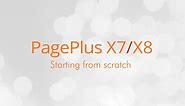 Serif PagePlus X7 & X8 Tutorial - Starting From Scratch