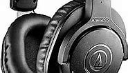 Audio-Technica ATH-M20xBT Wireless Over-Ear Headphones,Black, Adjustable