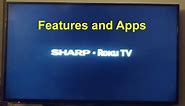 Sharp / Roku TV options, apps, and more. How to video. - VOTD