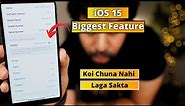 iOS 15 Biggest Feature | iPhone Parts & Service History