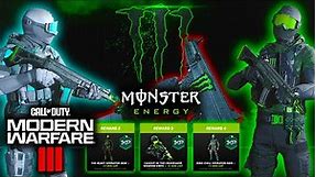 MW3 MONSTER energy SKINS how to UNLOCK in Call Of Duty MW3