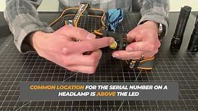 How to find the serial number of a Fenix Flashlight or Headlamp