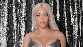 Beyoncé Wears Head-to-Toe Silver in Versace Gown For 'Renaissance' Film Premiere