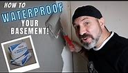 How to WaterProof your Basement walls