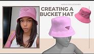 Marvelous designer hat- BUCKET HAT