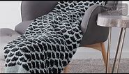 Crochet Lattice Shells Stitch Blanket | EASY | The Crochet Crowd