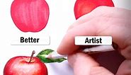 Draw Apples! #art #drawing #shorts #apples #howtodraw #easydraw#unfreezmyaccount #FacebookPage #artgallery #tranding #viralreels #ChallengeAccepted #realestatetips #artistsoninstagram #fbreels23 | Art Exhibition Hall