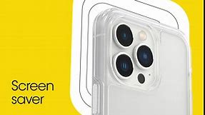 OtterBox IPhone 14 Plus Symmetry Series Case - CLEAR , Ultra-sleek, Wireless Charging Compatible, Raised Edges Protect Camera & Screen
