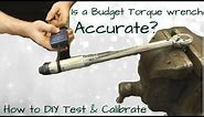 Torque Wrench Test & Calibration - DIY Cheap & Easy
