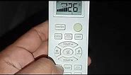 Haier Ac Remote full functions letest haier ac functions