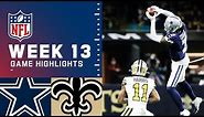 Cowboys vs. Saints Week 13 Highlights | NFL 2021 Highlights