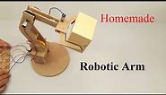 How To Make A Robotic Arm Using Cardboard