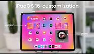 how to customize your ipad with iOS 16! (widgets, apps, wallpapers)