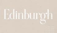 Edinburgh | A Classic Serif, a Serif Font by Jen Wagner Co