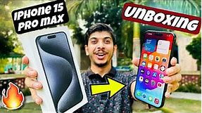 iPhone 15 Pro Max Unboxing & First Impressions | Giveaway 🔥