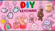8 AMAZING DIY KEYCHAINS - Easy Crafts for Girls - How To Make Cute Key chains - Viral Tiktok Crafts