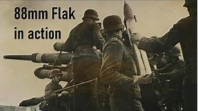 88mm Flak 18/36/37 in action during WWII