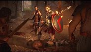 Assassin's Creed Odyssey - Epic Spartan Battle Cutscene
