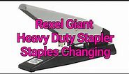 Rexel Giant Heavy Duty Stapler | Staples Changing