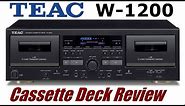 New TEAC W-1200 cassette deck - Detailed review