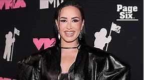 Demi Lovato goes rocker chic on the VMAs 2023 red carpet