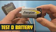 How To Test D Batteries With a Multimeter