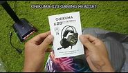 Cheap Gaming Headset ONIKUMA X20 RGB USB 7.1 Surround Unboxing