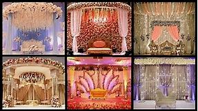 40+ Beautiful Marriage Hall / Stage Decoration Ideas for Wedding Party Function.