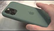 Official Apple Silicone Case for iPhone 11 Pro - Pine Green Unboxing and Review