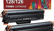 Toner Kingdom Compatible Toner Cartridge Replacement for Canon 128 CRG128 126 ImageCLASS D530 MF4770N MF4890DW D550 MF4880DW LBP6230DW MF4450 D560 Faxphone L100 L190 Laser Printer(Black,2-Pack)